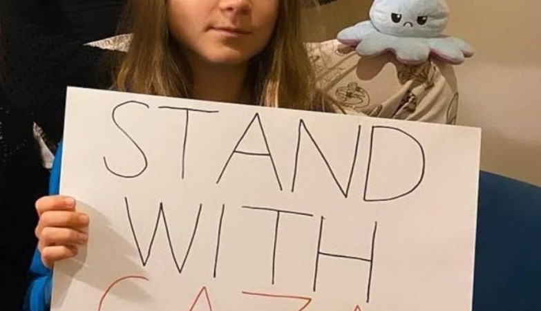 Fotografia dimineții - Armata israeliană a criticat-o pe activista Greta Thunberg după ce aceasta a postat un mesaj de susținere pentru palestinieni