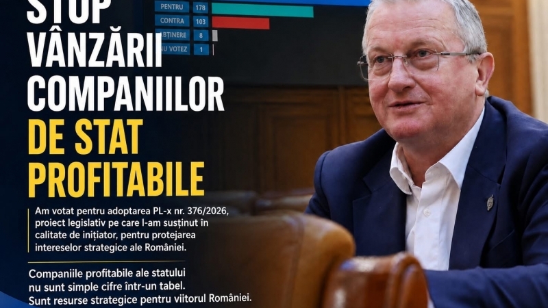 STOP vânzării companiilor de stat profitabile
