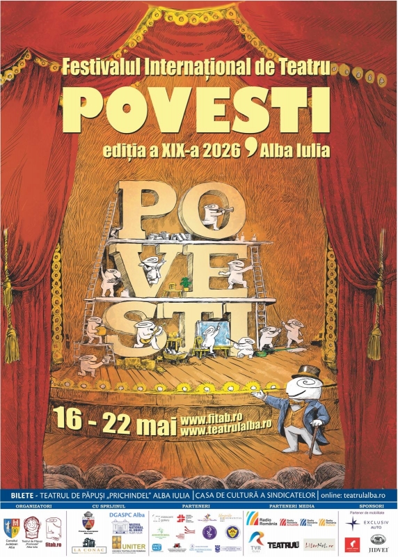Alba Iulia devine, în luna mai, capitala poveștilor: începe Festivalul Internațional de Teatru „Povești”