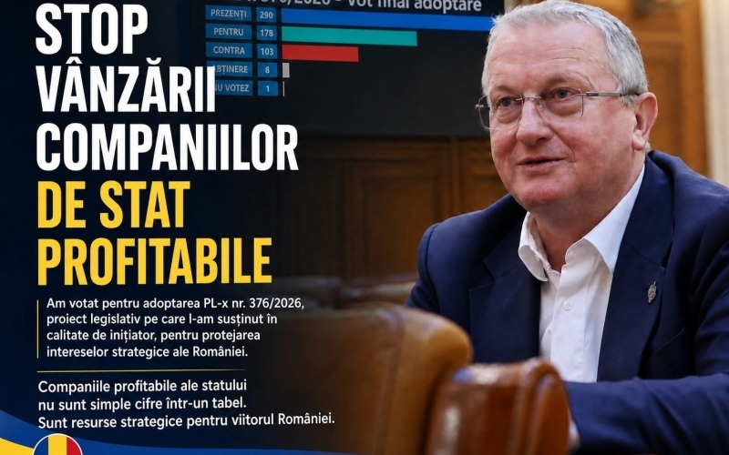 STOP vânzării companiilor de stat profitabile