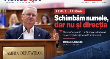 Remus Lăpușan, după desemnarea lui Siegfried Mureșan - „Schimbăm numele, dar nu și direcția”