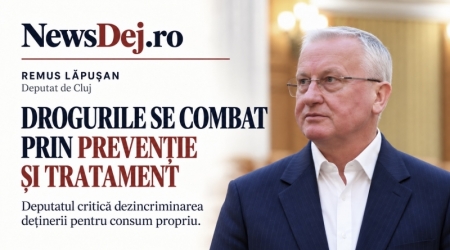 Remus Lăpușan critică dezincriminarea deținerii de droguri - „Copiii trebuie protejați, persoanele dependente trebuie ajutate”